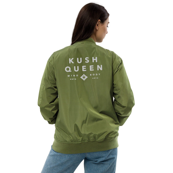 KQ Shop Merchandise Premium recycled bomber jacket