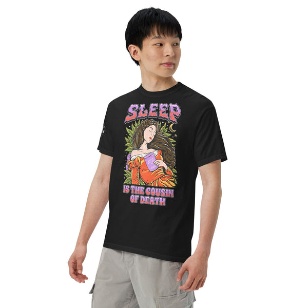 KQ Shop 'Sleep Is The Cousin Of Death' Unisex garment-dyed heavyweight t-shirt