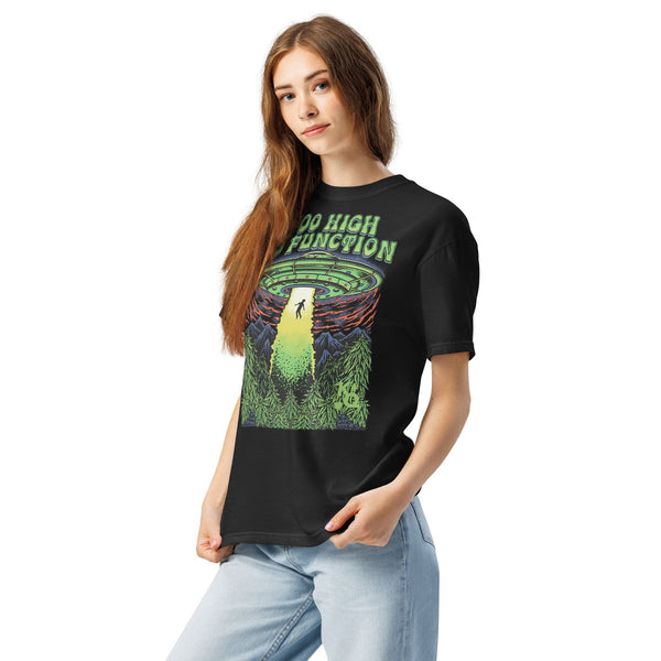 KQ Shop 'Too High To Function' Unisex garment-dyed heavyweight t-shirt