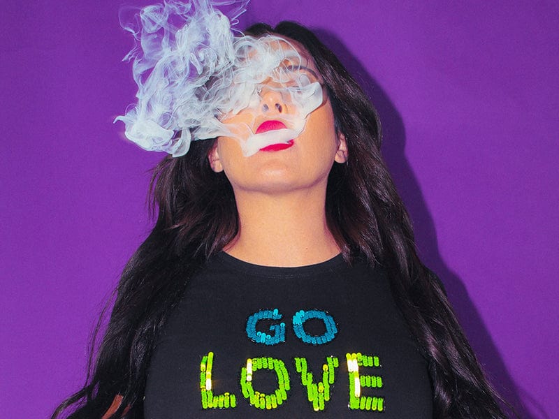 Kush Queen CEO Olivia Alexander celebrating 420.