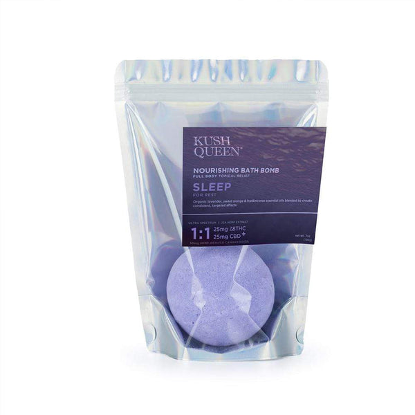 Kush Queen Sleep CBD and Delta 8 THC Bath Bomb