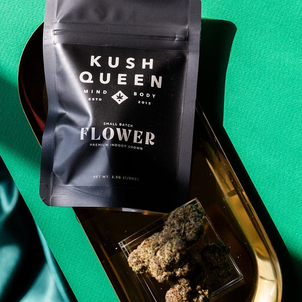 Kush Queen CBD Bath Bomb THCA Flower Trio