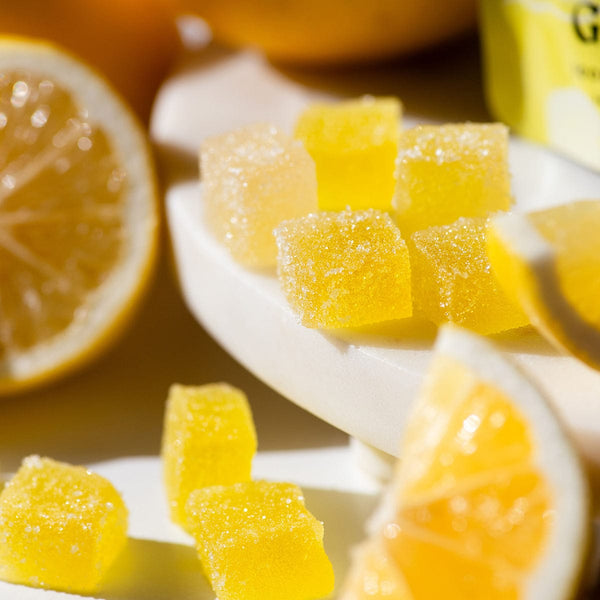 Kush Queen Ingestibles Lemon Delta 9 THC + CBD Gummies