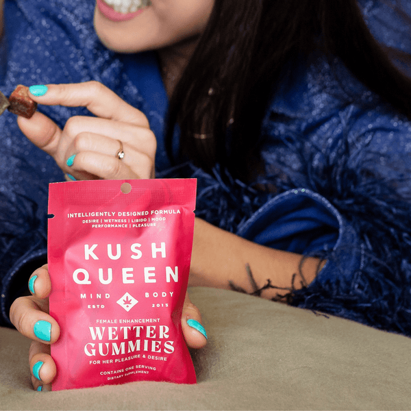 Kush Queen Ingestibles Wetter (For Her), Female Sexual Enhancement Gummy